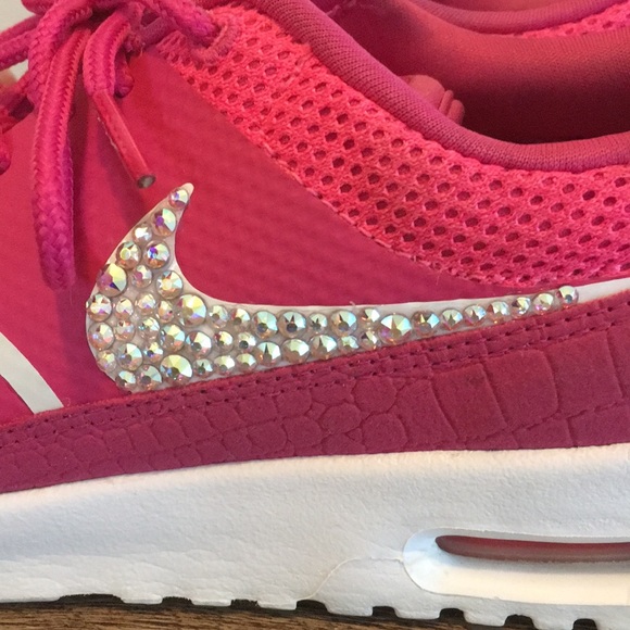 Nike Air Max Thea with Swarovski crystals. Sz 7.5 - Picture 13 of 16